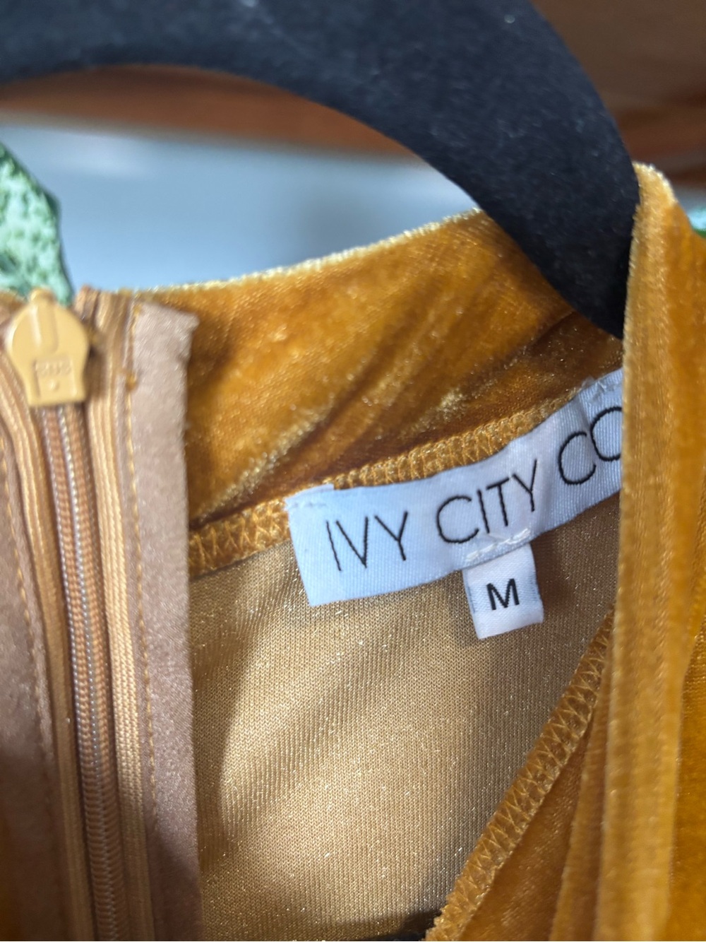 Ivy City La La Lady Gold Dress | Medium - Picture 3 of 6